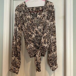 Anthropologie patterned blouse - Like new